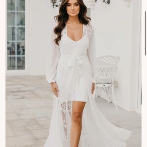 Le Rose Clementine Bridal Getting Ready Robe